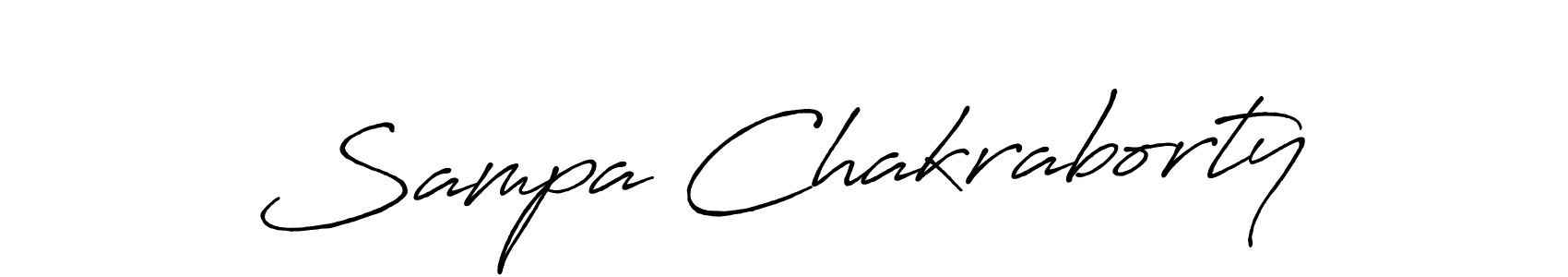 Design your own signature with our free online signature maker. With this signature software, you can create a handwritten (Antro_Vectra_Bolder) signature for name Sampa Chakraborty. Sampa Chakraborty signature style 7 images and pictures png