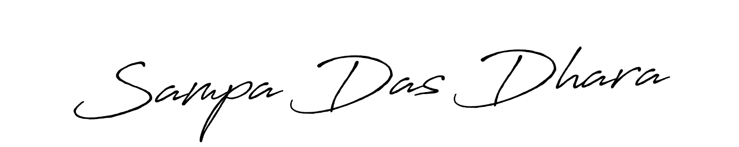 Also we have Sampa Das Dhara name is the best signature style. Create professional handwritten signature collection using Antro_Vectra_Bolder autograph style. Sampa Das Dhara signature style 7 images and pictures png