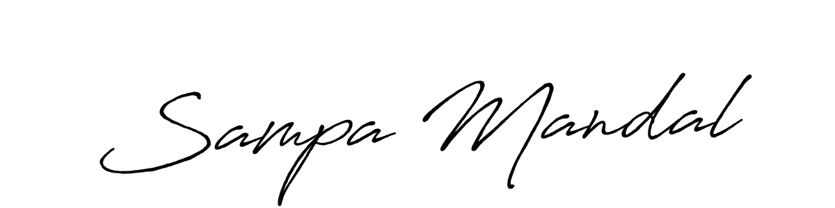 Sampa Mandal stylish signature style. Best Handwritten Sign (Antro_Vectra_Bolder) for my name. Handwritten Signature Collection Ideas for my name Sampa Mandal. Sampa Mandal signature style 7 images and pictures png