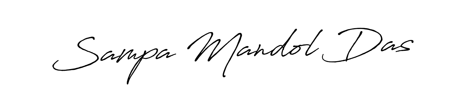 Make a beautiful signature design for name Sampa Mandol Das. With this signature (Antro_Vectra_Bolder) style, you can create a handwritten signature for free. Sampa Mandol Das signature style 7 images and pictures png