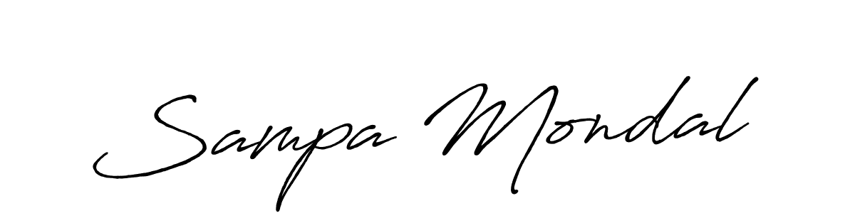 You should practise on your own different ways (Antro_Vectra_Bolder) to write your name (Sampa Mondal) in signature. don't let someone else do it for you. Sampa Mondal signature style 7 images and pictures png