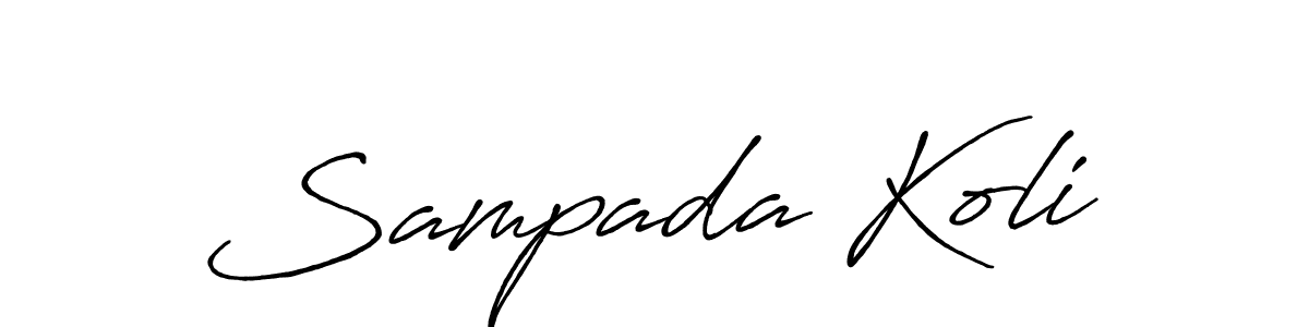 if you are searching for the best signature style for your name Sampada Koli. so please give up your signature search. here we have designed multiple signature styles  using Antro_Vectra_Bolder. Sampada Koli signature style 7 images and pictures png