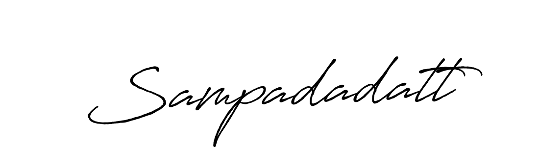 Once you've used our free online signature maker to create your best signature Antro_Vectra_Bolder style, it's time to enjoy all of the benefits that Sampadadatt name signing documents. Sampadadatt signature style 7 images and pictures png