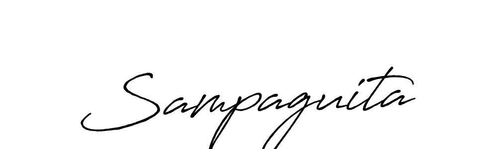 Sampaguita stylish signature style. Best Handwritten Sign (Antro_Vectra_Bolder) for my name. Handwritten Signature Collection Ideas for my name Sampaguita. Sampaguita signature style 7 images and pictures png