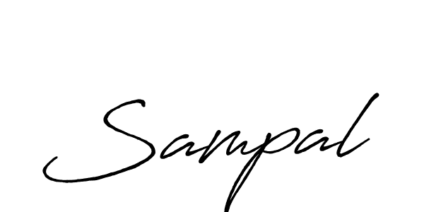 Design your own signature with our free online signature maker. With this signature software, you can create a handwritten (Antro_Vectra_Bolder) signature for name Sampal. Sampal signature style 7 images and pictures png