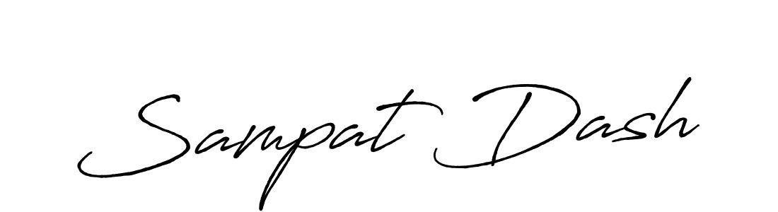 Sampat Dash stylish signature style. Best Handwritten Sign (Antro_Vectra_Bolder) for my name. Handwritten Signature Collection Ideas for my name Sampat Dash. Sampat Dash signature style 7 images and pictures png