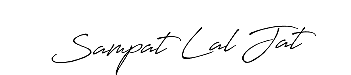 Similarly Antro_Vectra_Bolder is the best handwritten signature design. Signature creator online .You can use it as an online autograph creator for name Sampat Lal Jat. Sampat Lal Jat signature style 7 images and pictures png