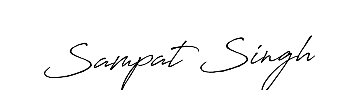 It looks lik you need a new signature style for name Sampat Singh. Design unique handwritten (Antro_Vectra_Bolder) signature with our free signature maker in just a few clicks. Sampat Singh signature style 7 images and pictures png