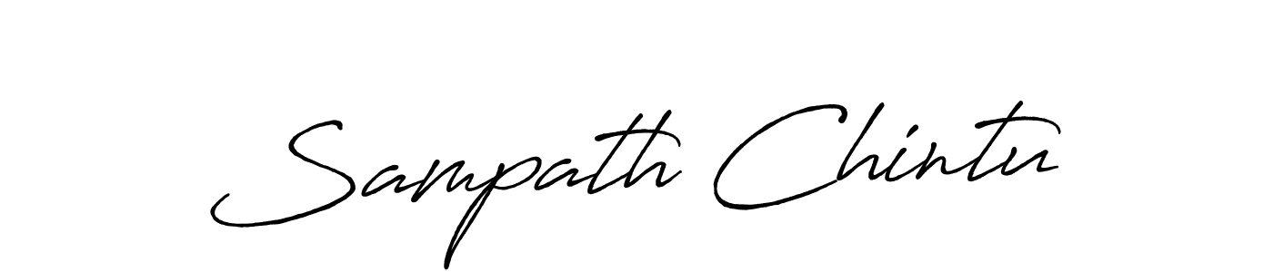 It looks lik you need a new signature style for name Sampath Chintu. Design unique handwritten (Antro_Vectra_Bolder) signature with our free signature maker in just a few clicks. Sampath Chintu signature style 7 images and pictures png