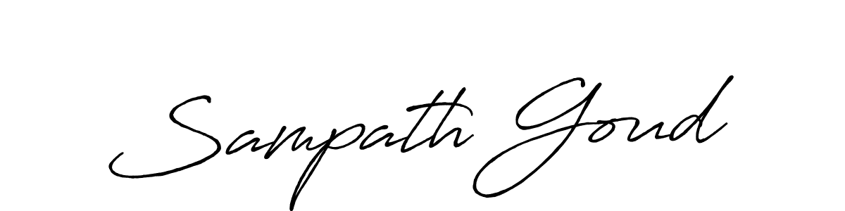 if you are searching for the best signature style for your name Sampath Goud. so please give up your signature search. here we have designed multiple signature styles  using Antro_Vectra_Bolder. Sampath Goud signature style 7 images and pictures png