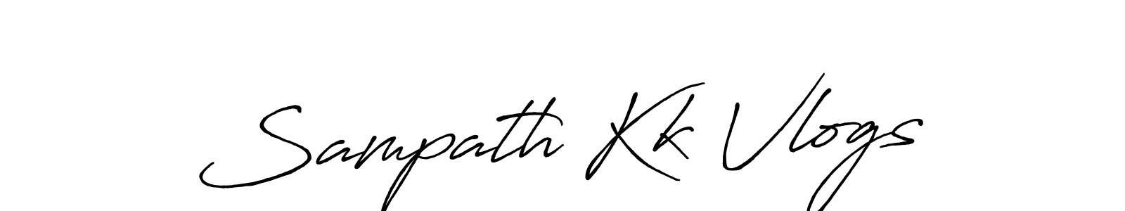 This is the best signature style for the Sampath Kk Vlogs name. Also you like these signature font (Antro_Vectra_Bolder). Mix name signature. Sampath Kk Vlogs signature style 7 images and pictures png