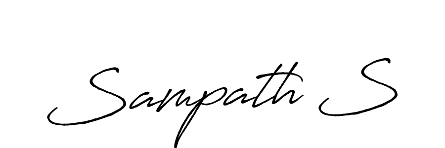 Make a beautiful signature design for name Sampath S. Use this online signature maker to create a handwritten signature for free. Sampath S signature style 7 images and pictures png