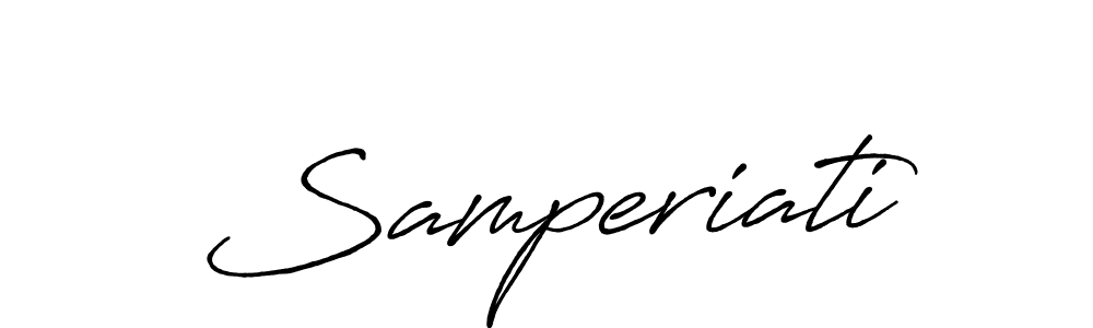 How to make Samperiati signature? Antro_Vectra_Bolder is a professional autograph style. Create handwritten signature for Samperiati name. Samperiati signature style 7 images and pictures png