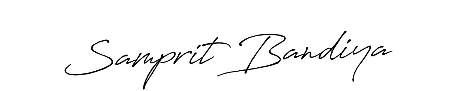 How to make Samprit Bandiya signature? Antro_Vectra_Bolder is a professional autograph style. Create handwritten signature for Samprit Bandiya name. Samprit Bandiya signature style 7 images and pictures png