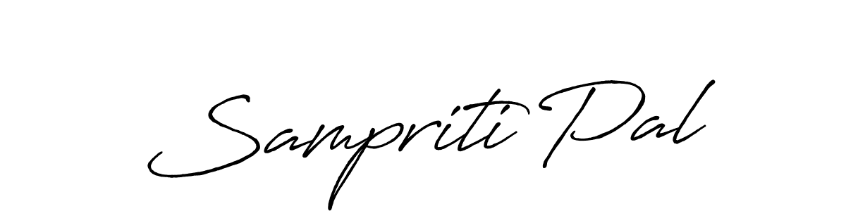 Create a beautiful signature design for name Sampriti Pal. With this signature (Antro_Vectra_Bolder) fonts, you can make a handwritten signature for free. Sampriti Pal signature style 7 images and pictures png
