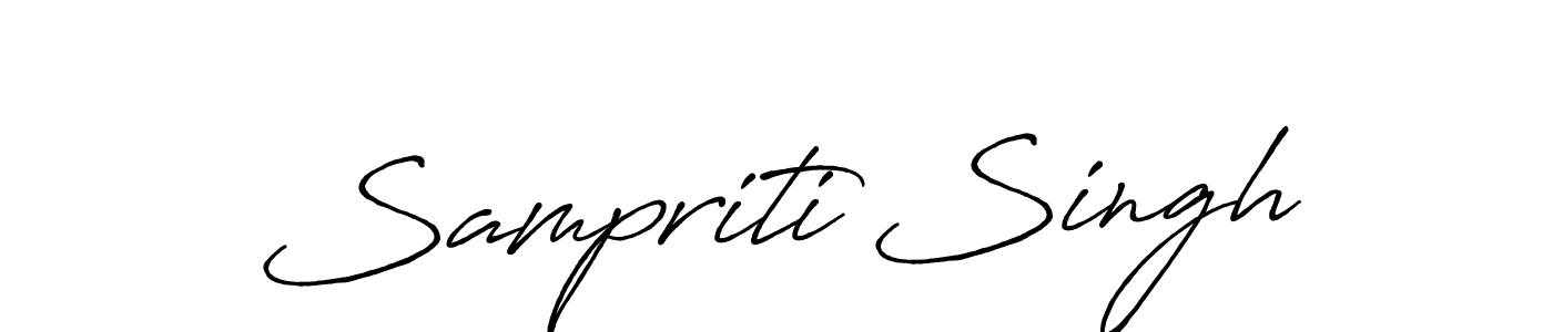 The best way (Antro_Vectra_Bolder) to make a short signature is to pick only two or three words in your name. The name Sampriti Singh include a total of six letters. For converting this name. Sampriti Singh signature style 7 images and pictures png