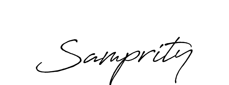 It looks lik you need a new signature style for name Samprity. Design unique handwritten (Antro_Vectra_Bolder) signature with our free signature maker in just a few clicks. Samprity signature style 7 images and pictures png
