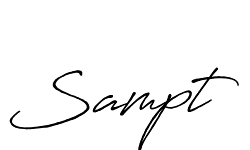 Once you've used our free online signature maker to create your best signature Antro_Vectra_Bolder style, it's time to enjoy all of the benefits that Sampt name signing documents. Sampt signature style 7 images and pictures png