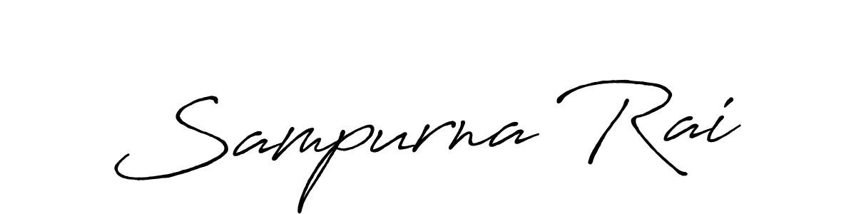 Also You can easily find your signature by using the search form. We will create Sampurna Rai name handwritten signature images for you free of cost using Antro_Vectra_Bolder sign style. Sampurna Rai signature style 7 images and pictures png