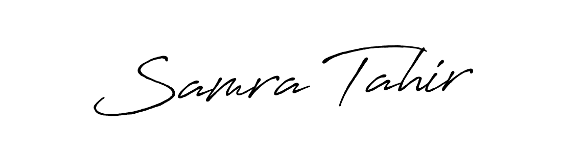 Also we have Samra Tahir name is the best signature style. Create professional handwritten signature collection using Antro_Vectra_Bolder autograph style. Samra Tahir signature style 7 images and pictures png