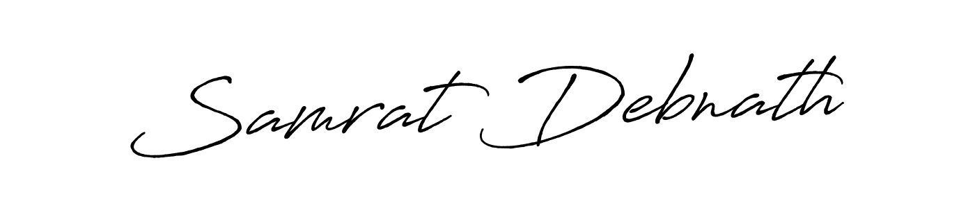 Also we have Samrat Debnath name is the best signature style. Create professional handwritten signature collection using Antro_Vectra_Bolder autograph style. Samrat Debnath signature style 7 images and pictures png