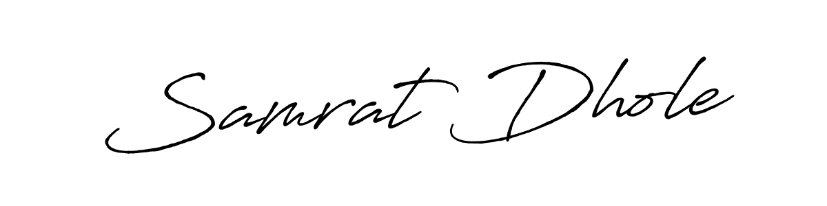 Make a beautiful signature design for name Samrat Dhole. Use this online signature maker to create a handwritten signature for free. Samrat Dhole signature style 7 images and pictures png