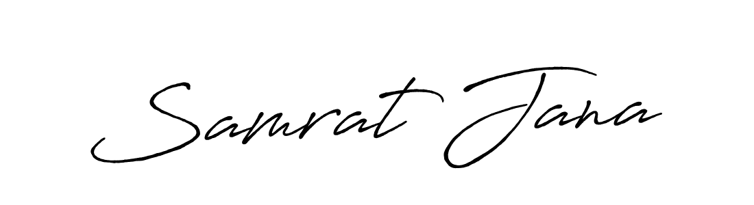 Also we have Samrat Jana name is the best signature style. Create professional handwritten signature collection using Antro_Vectra_Bolder autograph style. Samrat Jana signature style 7 images and pictures png