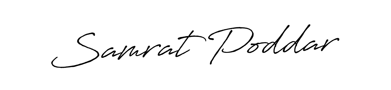 Also You can easily find your signature by using the search form. We will create Samrat Poddar name handwritten signature images for you free of cost using Antro_Vectra_Bolder sign style. Samrat Poddar signature style 7 images and pictures png