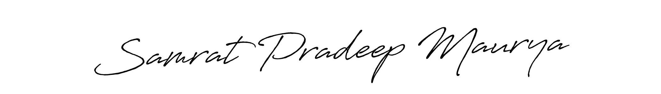 Once you've used our free online signature maker to create your best signature Antro_Vectra_Bolder style, it's time to enjoy all of the benefits that Samrat Pradeep Maurya name signing documents. Samrat Pradeep Maurya signature style 7 images and pictures png