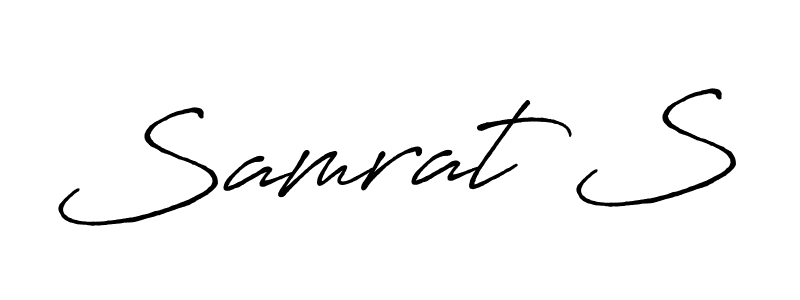 Make a short Samrat S signature style. Manage your documents anywhere anytime using Antro_Vectra_Bolder. Create and add eSignatures, submit forms, share and send files easily. Samrat S signature style 7 images and pictures png