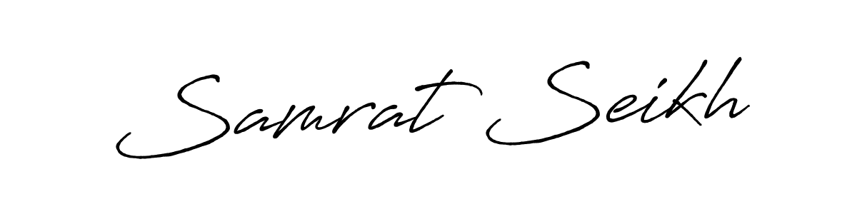 Make a beautiful signature design for name Samrat Seikh. Use this online signature maker to create a handwritten signature for free. Samrat Seikh signature style 7 images and pictures png