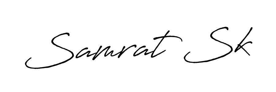 Also You can easily find your signature by using the search form. We will create Samrat Sk name handwritten signature images for you free of cost using Antro_Vectra_Bolder sign style. Samrat Sk signature style 7 images and pictures png