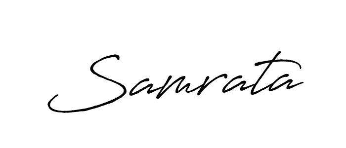 Samrata stylish signature style. Best Handwritten Sign (Antro_Vectra_Bolder) for my name. Handwritten Signature Collection Ideas for my name Samrata. Samrata signature style 7 images and pictures png