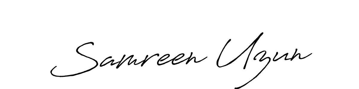 Best and Professional Signature Style for Samreen Uzun. Antro_Vectra_Bolder Best Signature Style Collection. Samreen Uzun signature style 7 images and pictures png