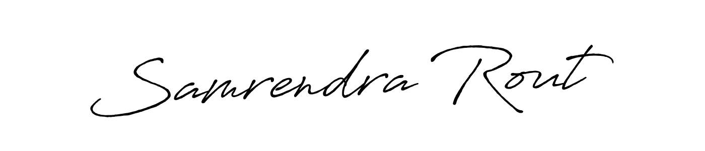 This is the best signature style for the Samrendra Rout name. Also you like these signature font (Antro_Vectra_Bolder). Mix name signature. Samrendra Rout signature style 7 images and pictures png