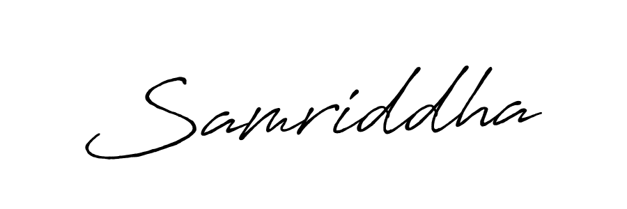 How to make Samriddha name signature. Use Antro_Vectra_Bolder style for creating short signs online. This is the latest handwritten sign. Samriddha signature style 7 images and pictures png
