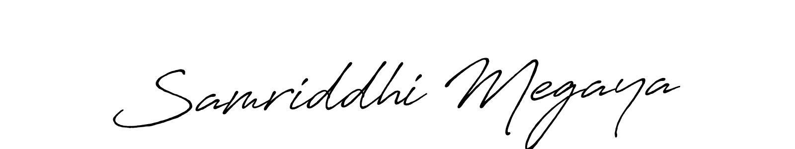 Similarly Antro_Vectra_Bolder is the best handwritten signature design. Signature creator online .You can use it as an online autograph creator for name Samriddhi Megaya. Samriddhi Megaya signature style 7 images and pictures png