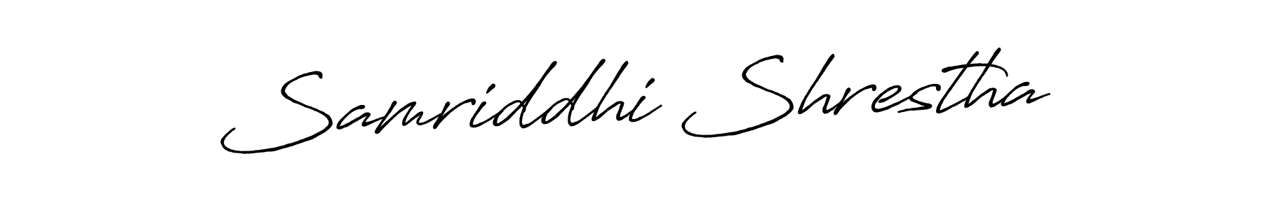 Once you've used our free online signature maker to create your best signature Antro_Vectra_Bolder style, it's time to enjoy all of the benefits that Samriddhi Shrestha name signing documents. Samriddhi Shrestha signature style 7 images and pictures png