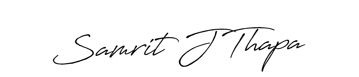 Similarly Antro_Vectra_Bolder is the best handwritten signature design. Signature creator online .You can use it as an online autograph creator for name Samrit J Thapa. Samrit J Thapa signature style 7 images and pictures png