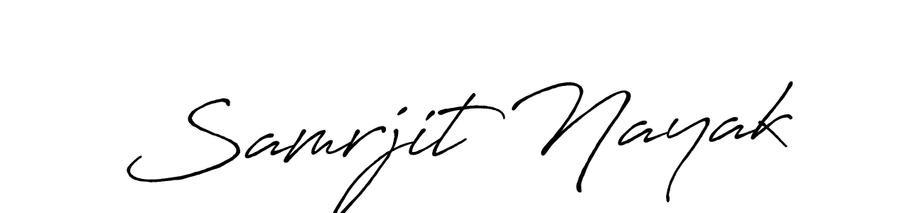 You can use this online signature creator to create a handwritten signature for the name Samrjit Nayak. This is the best online autograph maker. Samrjit Nayak signature style 7 images and pictures png