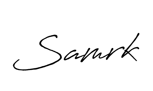 if you are searching for the best signature style for your name Samrk. so please give up your signature search. here we have designed multiple signature styles  using Antro_Vectra_Bolder. Samrk signature style 7 images and pictures png