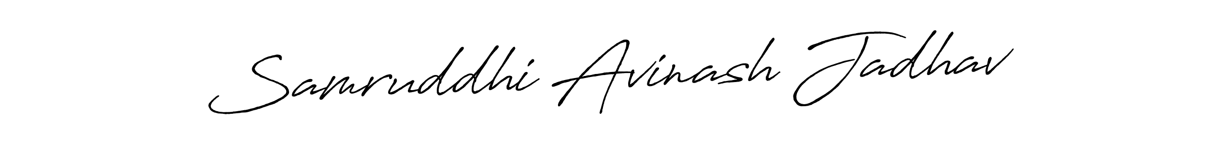 Make a short Samruddhi Avinash Jadhav signature style. Manage your documents anywhere anytime using Antro_Vectra_Bolder. Create and add eSignatures, submit forms, share and send files easily. Samruddhi Avinash Jadhav signature style 7 images and pictures png