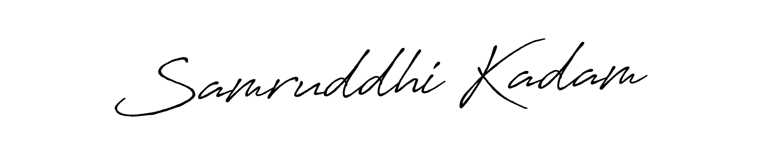 How to make Samruddhi Kadam signature? Antro_Vectra_Bolder is a professional autograph style. Create handwritten signature for Samruddhi Kadam name. Samruddhi Kadam signature style 7 images and pictures png