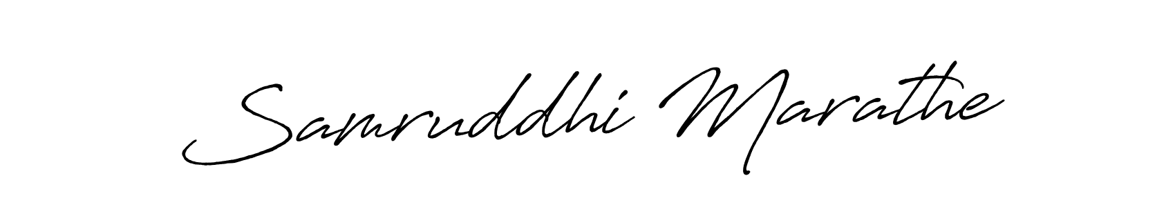 Also we have Samruddhi Marathe name is the best signature style. Create professional handwritten signature collection using Antro_Vectra_Bolder autograph style. Samruddhi Marathe signature style 7 images and pictures png