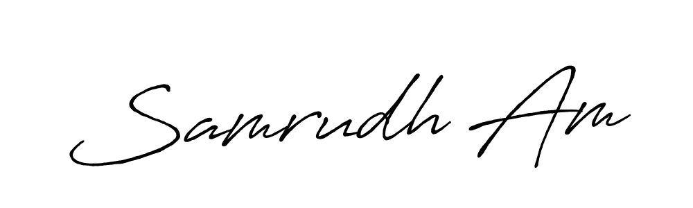 You can use this online signature creator to create a handwritten signature for the name Samrudh Am. This is the best online autograph maker. Samrudh Am signature style 7 images and pictures png
