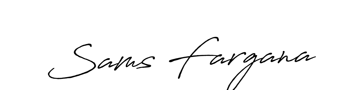 Similarly Antro_Vectra_Bolder is the best handwritten signature design. Signature creator online .You can use it as an online autograph creator for name Sams Fargana. Sams Fargana signature style 7 images and pictures png