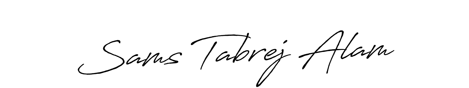 Once you've used our free online signature maker to create your best signature Antro_Vectra_Bolder style, it's time to enjoy all of the benefits that Sams Tabrej Alam name signing documents. Sams Tabrej Alam signature style 7 images and pictures png