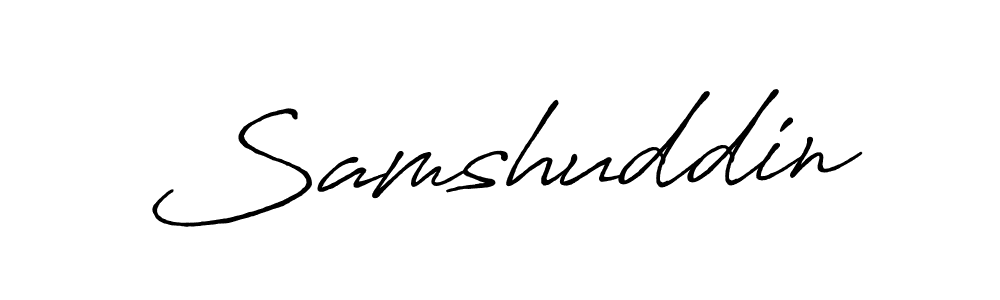if you are searching for the best signature style for your name Samshuddin. so please give up your signature search. here we have designed multiple signature styles  using Antro_Vectra_Bolder. Samshuddin signature style 7 images and pictures png