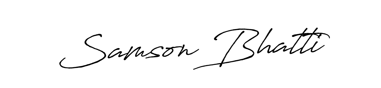 Best and Professional Signature Style for Samson Bhatti. Antro_Vectra_Bolder Best Signature Style Collection. Samson Bhatti signature style 7 images and pictures png