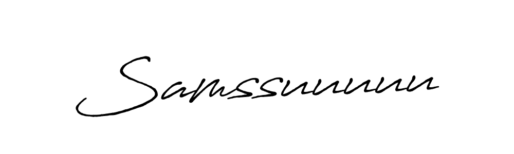 Also You can easily find your signature by using the search form. We will create Samssuuuuu name handwritten signature images for you free of cost using Antro_Vectra_Bolder sign style. Samssuuuuu signature style 7 images and pictures png